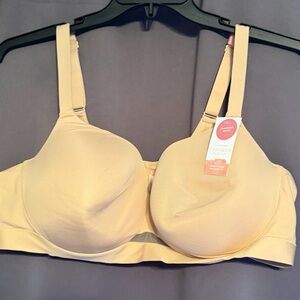 NWT - Cacique nude Bra - lightly lined Balconette, comfort Bliss, Plus
